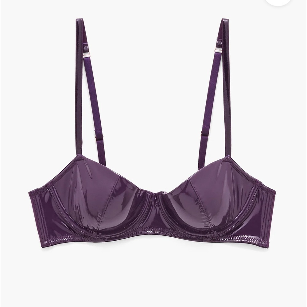Savage X Fenty Playtime Purple Leather Tease Xtra VIP Box Set - Picture 2 of 8